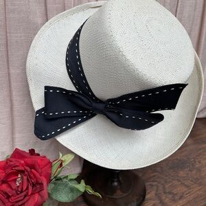 Off White Navy Women's Hat